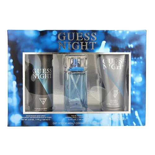 Guess Night 3Pc Gift Set 100ml EDT Shower Gel 200 Deo 200