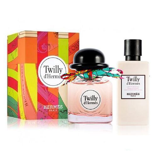 Twilly D Hermes Travel 2Pc Gift Set Floral fragrance Women