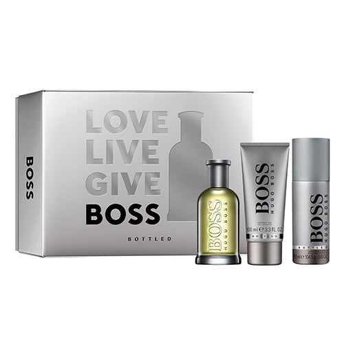 Boss Bottled 3Pc Gift Set for Men by Hugo Boss