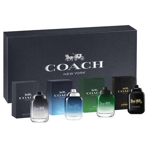 Coach Mens 4Pc Mini Gift Set for Men by Coach