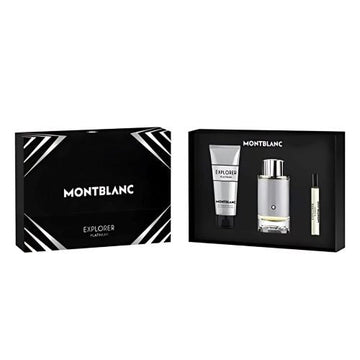 Explorer Platinum 3Pc Gift Set for Men by Mont Blanc