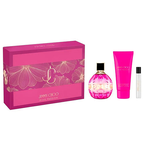 Jimmy Choo Rose Passion 3Pc Gift Set for Women by Jimmy Choo