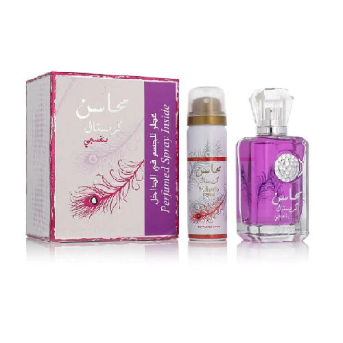 Lattafa Mahasin Crystal Violet 100ml EDP for Women by Lattafa