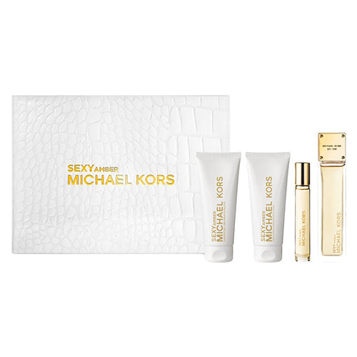 Mk Sexy Amber 4Pc Gift Set for Women by Michael Kors