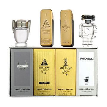 Paco Rabanne 4Pc Gift Set for Men by Paco Rabanne