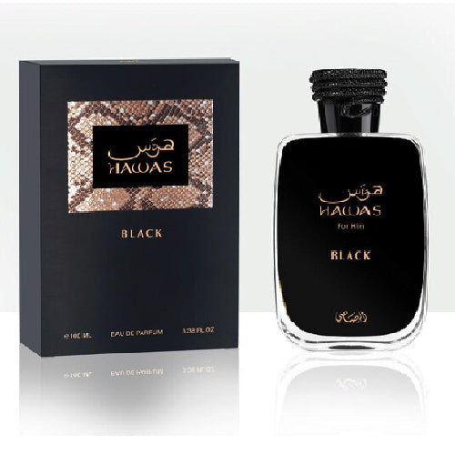Rasasi Hawas Black 100ml EDP for Men by Rasasi