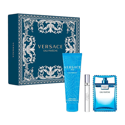 Versace Eau Fraiche 3PC Gift Set for Men by Versace