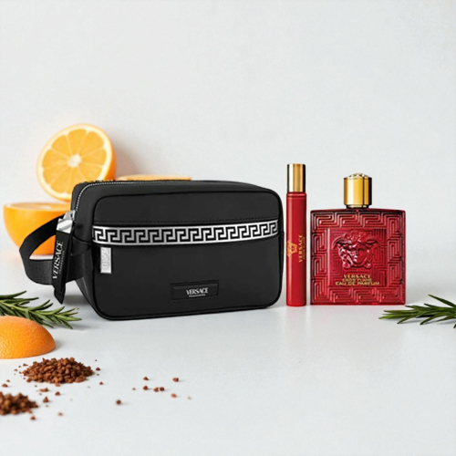 Versace Eros Flame 3Pc Gift Set for Men by Versace