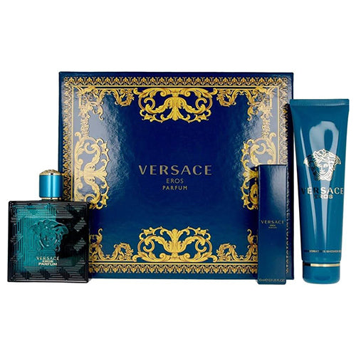 Versace Eros Men Parfum 3Pc Gift Set for Men by Versace