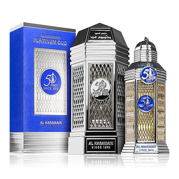 50 Years Platinum Oud 100ml EDP for Unisex by Al Haramain