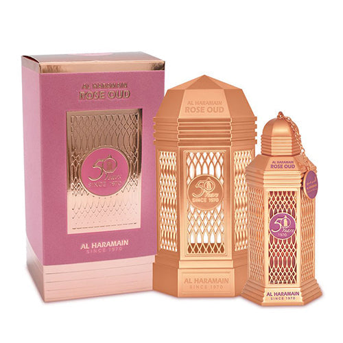 50 Years Rose Oud 100ml EDP for Unisex by Al Haramain