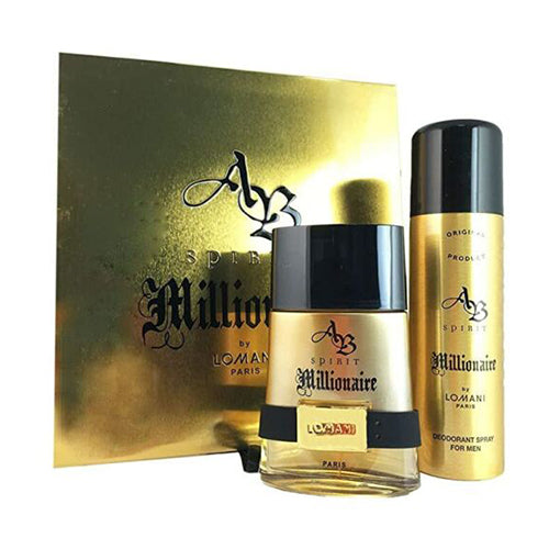 AB Spirit Millionaire 2pc Gift Set for Men by Lomani