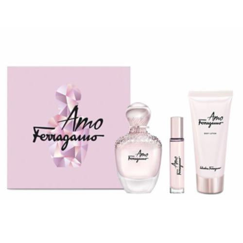 Amo Ferragamo 3Pc Gift Set for Women by Salvatore Ferragamo