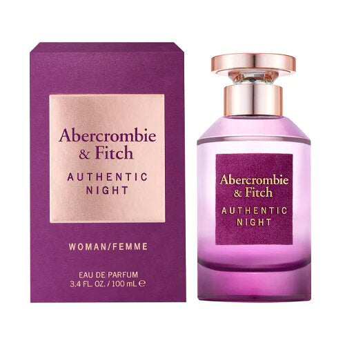 Authentic Night 100ml EDP for Women by Abercrombie And Fitch