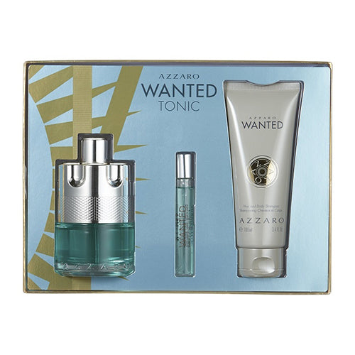 Azzaro Wanted Tonic 3Pc Gift Set for Men by Azzaro