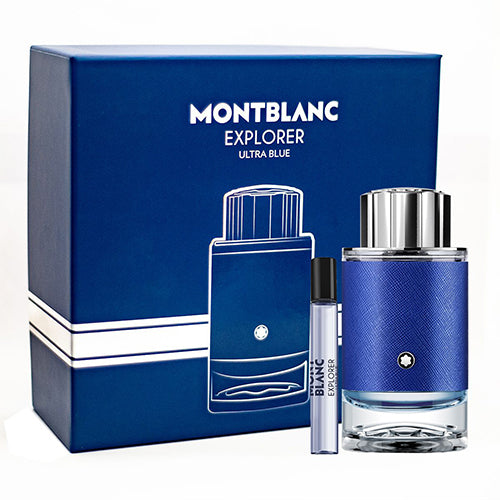 Explorer Ultra Blue 2Pc Gift Set for Men by Mont Blanc