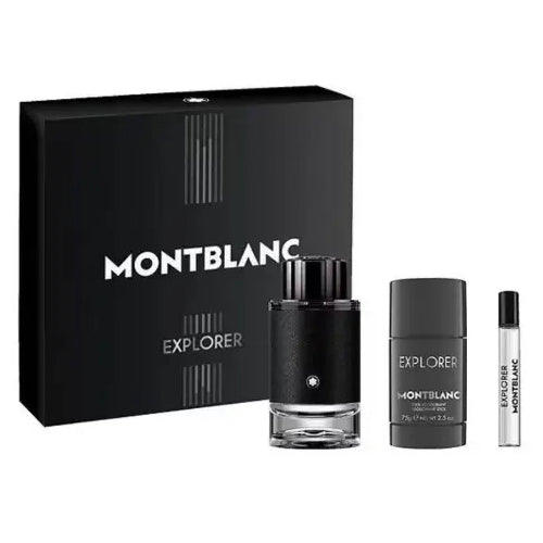 Mont Blanc Explorer 3Pc Gift Set Aromatic fragrance Men Perfume