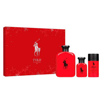 Polo Red 3Pc Gift Set for Men by Ralph Lauren