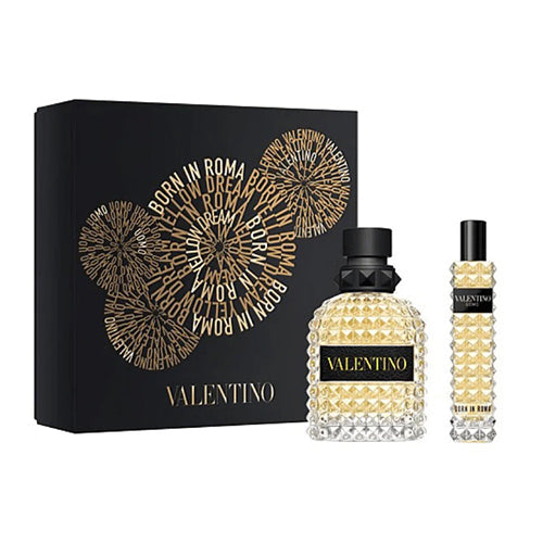 Uomo Yellow Dream 2Pc Gift Set for Men by Valentino