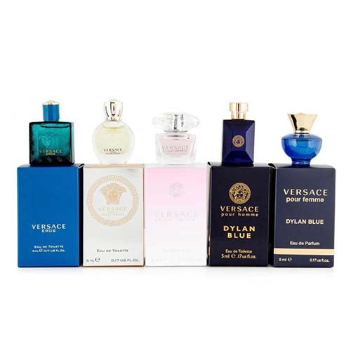 Versace 5Pc Mini Gift Set for Unisex by Versace