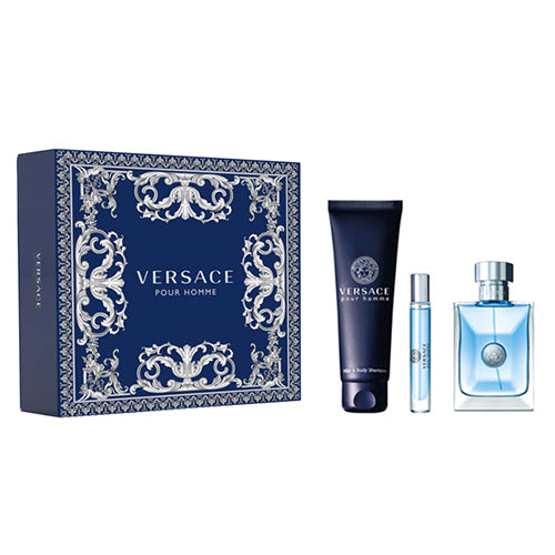 Versace Pour Homme 3Pc Gift Set for Men by Versace