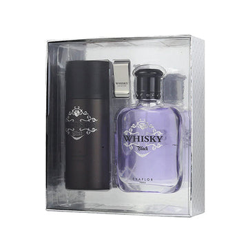 Whisky Black 3Pc Gift Set for Men by Evaflor