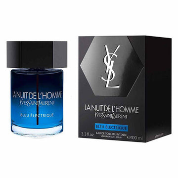 Ysl La Nuit L'Homme Bleu Electrique Intense 100ml EDT for Men by Yves Saint Laurent